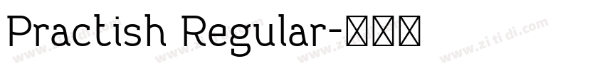 Practish Regular字体转换